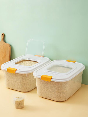 裝米桶家用廚房防蟲防潮密封儲米箱米缸面粉桶儲存罐大米箱收納盒廚房收納 百貨