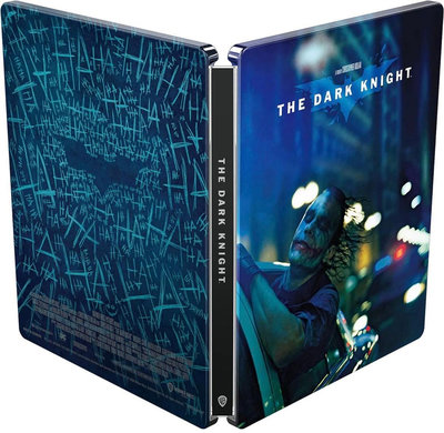 （4K UHD）蝙蝠俠：黑暗騎士 4K UHD +BD藍光 3碟鐵盒版 The Dark Knight 繁中字幕 Steelbook 全新未拆