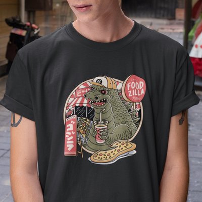 Foodzilla 中性短袖T恤 6色 授權Godzilla可樂比薩日文哥吉拉怪獸服飾浮世繪日本藝妓武士Kaiju東京