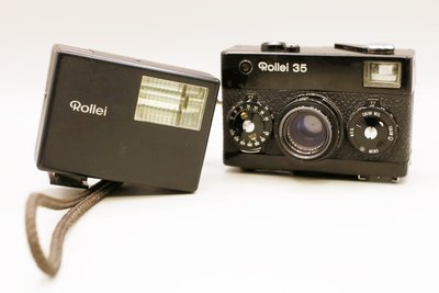 【台南橙市3C競標】祿來 Rollei 3540mm F3.5 底片相機 + 閃光燈  中古相機 二手相機 #67582