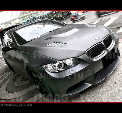 BMW E93 E92 COUPE 黑 水箱罩 06 07 08 09 320CI 335CI