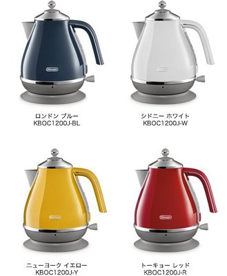 日本代購  DeLonghi 迪朗奇 KBOC1200J 快煮壺 電熱水壺 復古 1.0L 四色可選 預購