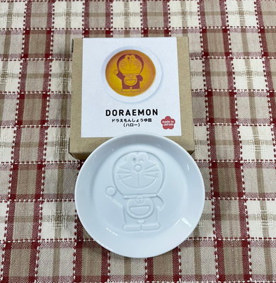 哆啦A夢 全身雕刻款 日本製陶瓷醬油碟