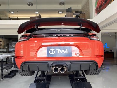 《※台灣之光※》9成新Porsche保時捷718 Cayman Boxster GTS德國原廠pse 跑車排氣系統