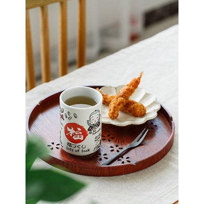 日本進口 水杯 杯子 杯具 陶瓷杯 陶瓷馬克杯 日式和風 家用辦公室茶杯子 單杯 壽司杯 湯吞杯