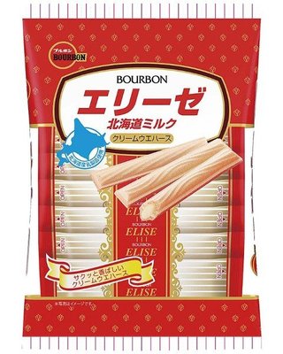 ［日本進口］北日本北海道牛乳艾莉絲威化餅乾57.6g