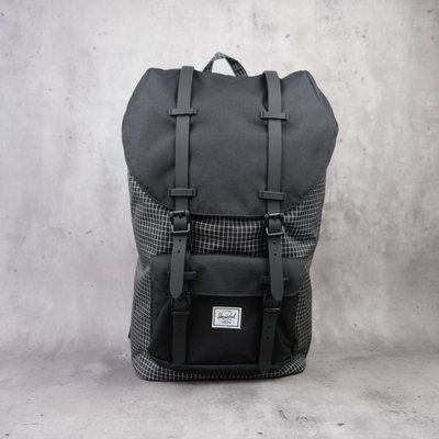 Herschel Little America 後背包 黑色格紋 10014-01579-OS