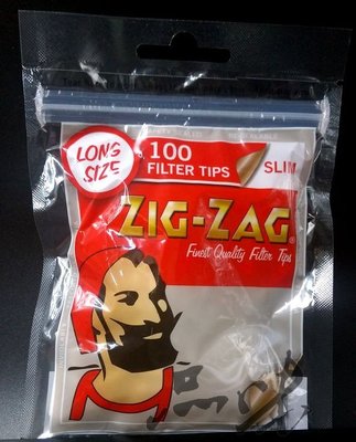 【品味煙具】現貨《全館999免運》手捲菸濾嘴 ZIG-ZAG 100入 6mm*20mm 手捲煙濾嘴 PB