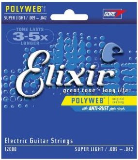 Elixir頂級電吉他弦-POLYWEB