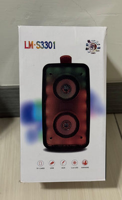 一元起標 全新 藍牙無線喇叭 隨身音響 Portable WIRELESS SPEAKER LM-S3301
