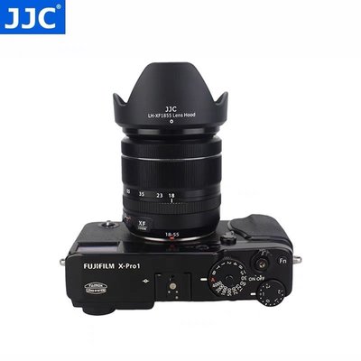 JJC 富士18-55遮光罩XT30 XH1 XT20 XA3 XT2 XT10 XE3 XT3鏡頭18-55mm
