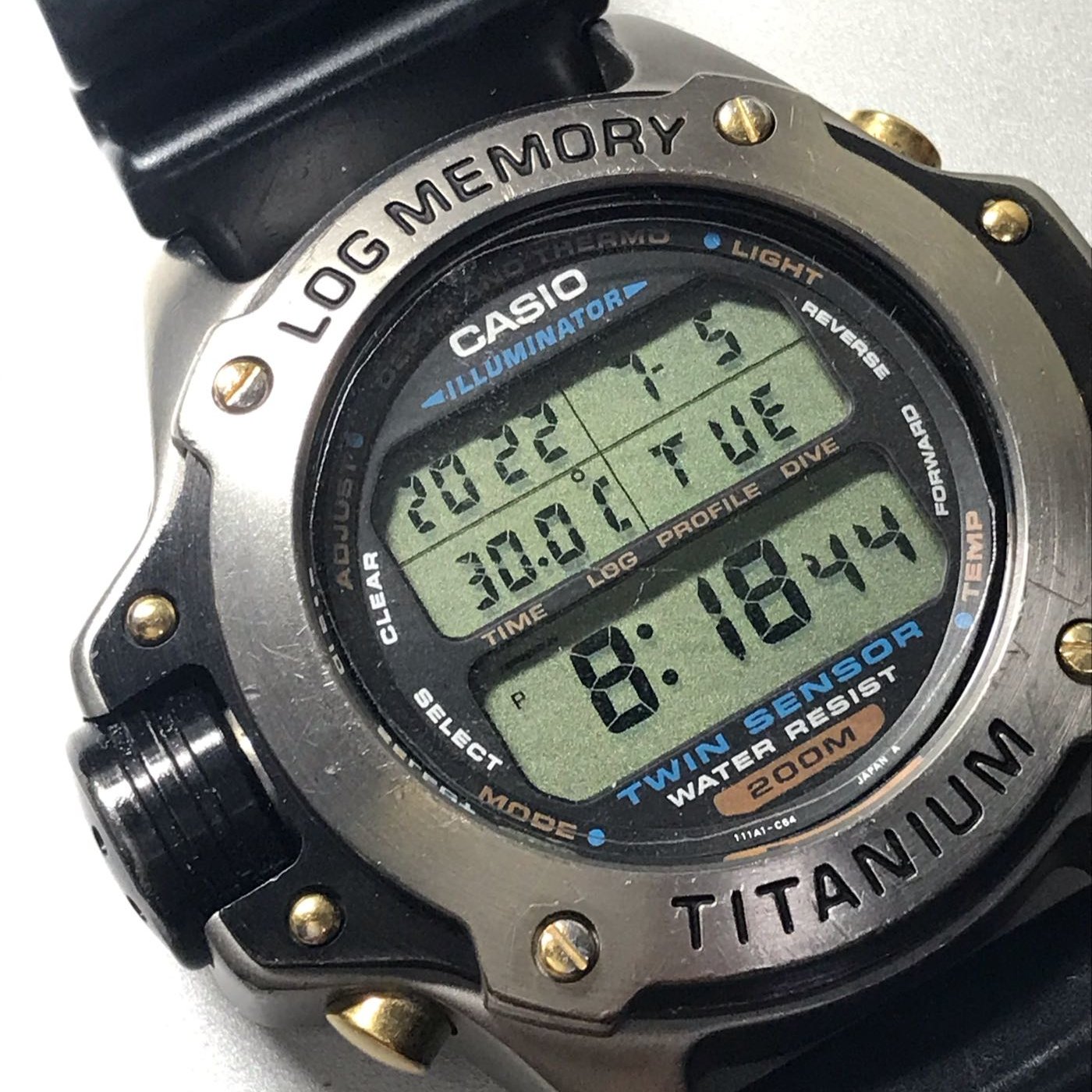 CASIO 潜水王 LOG MEMORY ログメモリー DEP-600 - 腕時計(デジタル)