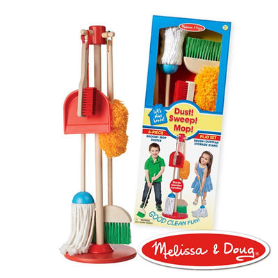 娃娃國【美國 Melissa & Doug 】幼兒掃地清潔工具組(非彩盒包裝)