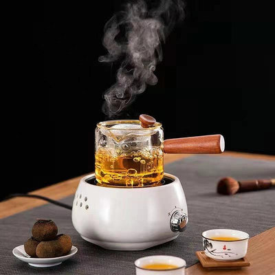耐高溫玻璃過濾泡茶壺養生壺側把茶壺煮茶器花茶壺茶具套裝沖茶器
