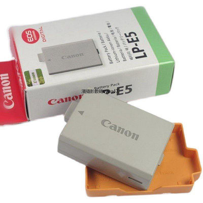 原廠Canon佳能LP-E5電池EOS 450D 500D 1000D 2000D KISSX2 KISSX3單反相機