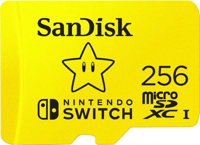 SanDisk microSDXC 256GB Nintendo Switch 專用記憶卡 TF 256G 100MB/s 公司貨 SDSQXAO