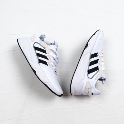 Adidas Neo FUTUREFLOW 黑白 透氣網面 休閒運動跑步鞋 男女鞋 FW3378