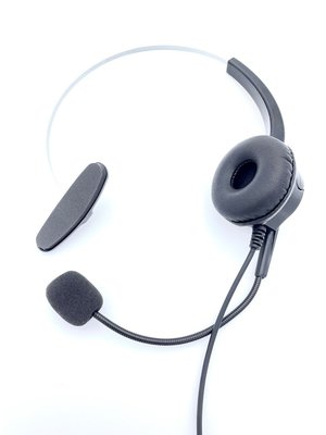 FHT103抗噪電話耳機 專業抗噪電話耳機麥克風 高級耳罩海綿 真正抗噪耳機單指向麥克風