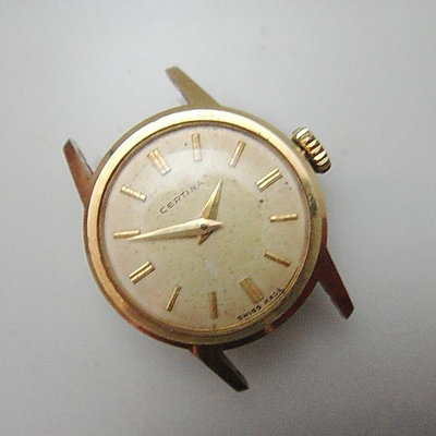 【timekeeper】 70年代瑞士製Certina雪鐵納17石包金機械錶