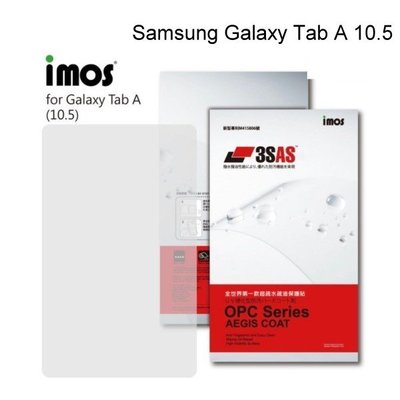 【iMos】3SAS系列保護貼 Samsung Galaxy Tab A 10.5 T590 T595 正面 超潑水、防