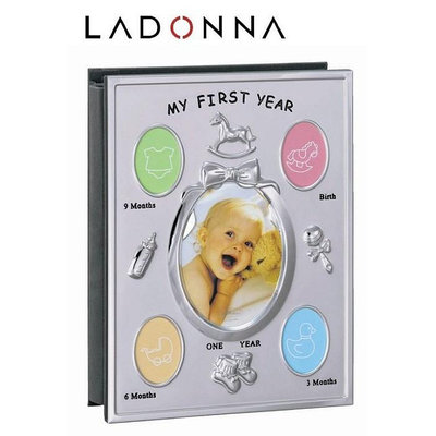 日本Ladonna BABY 寶寶週歲成長 季紀錄複合式相框相本/ AMB21-50