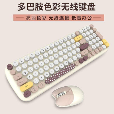 滑鼠鍵盤套裝 滑鼠 鍵盤 摩天手鍵盤鼠標套裝靜音便攜無限筆記本臺式機電腦辦公打字