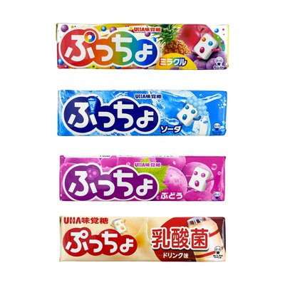 日本 UHA 味覺軟糖（條）綜合水果 / 汽水 / 紅葡萄 / 乳酸菌