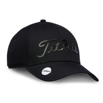 新款正品titleist高爾夫球帽 高爾夫帽子男女速乾帽 帶marker帽子