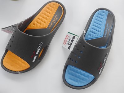 鞋之誠- 牛頭牌 最新產品上市 "好樂拖" - 藍.桔 兩種顏色 - 好穿.耐穿.止滑 - 特價$250 男女
