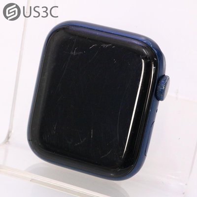 【US3C-高雄店】【一元起標】公司貨 Apple Watch 6 44mm GPS版 鋁合金錶殼 藍色 蘋果手錶 智慧型手錶 智能穿戴