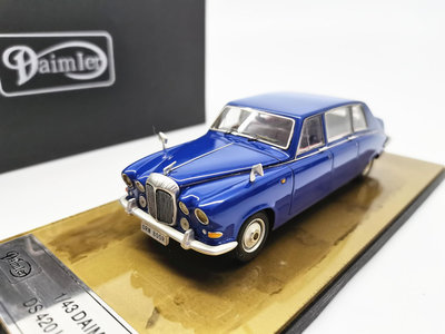 【熱賣精選】汽車模型 車模 收藏模型1/43 戴姆勒 DS420 1963 樹脂老爺車模型A8 庫存特價處理
