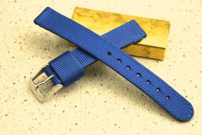 艾曼達精品~14mm太超值, 帆布藍色錶帶;不鏽鋼錶扣, 造型表 卡通表 淑女表 兒童表