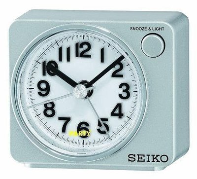 嚴選時計屋【SEIKO】 日本 精工 BEEP聲響 LED照明 靜音 時鐘 鬧鐘 QHE100 QHE100S