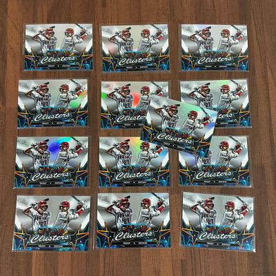 【畢拉卡鋪】單賣 Shohei Ohtani Mike Trout 2023 Topps Chrome Cosmic 大谷翔平+鱒魚亮面特卡1張