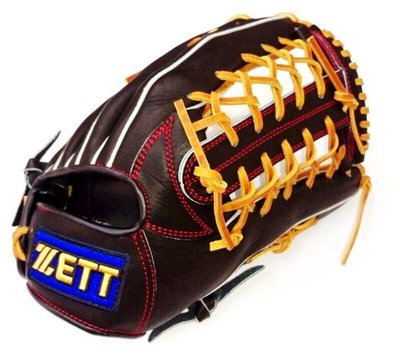 野球人生---ZETT 棒壘球手套 黑色 外野T網檔