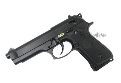 【戰地補給】台灣製WE M92 M-92可調單/連發全金屬黑色CO2手槍(滑套可動可後定，後座力大)