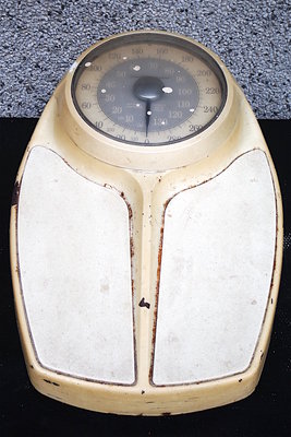 早期美國製｜大型機械式古董體重計｜Health O Meter HAP992