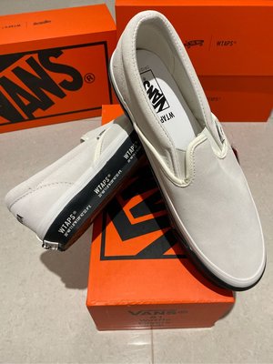 現貨 正品 VANS VAULT X WTAPS CLASSIC SLIP ON LX  白黑 懶人鞋 US10.5