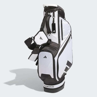[小鷹小舖] Adidas Golf IN6674/IN6675 高爾夫球桿袋 腳架袋 底部穩定 可直立 輕量便攜 襯墊肩背帶 多功能口袋 兩色 '24 NEW