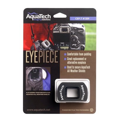 我愛買AquaTech泡棉Canon副廠眼罩CEP-7相容Canon原廠EG眼杯適1D4 1D3 5D4 5D3 7D2