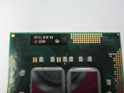 台中筆電維修:INTEL I3-350M 英代爾第1代正式版筆電型CPU~!!! 非工程板 便宜出清, 升級維修都好用