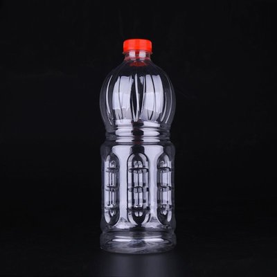 【熱賣下殺】2l透明塑料瓶 帶蓋級一次性密封加厚裝飲料瓶蜂蜜瓶2升空酒瓶