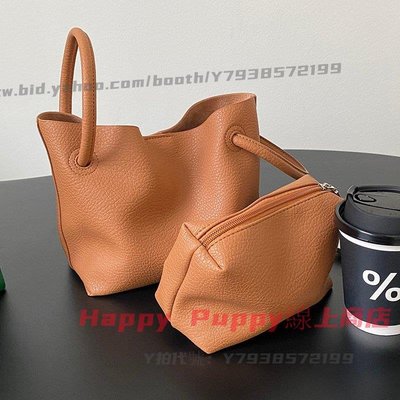 Happy Puppy線上商店~日常好百搭！荔枝紋質感子母袋手提包 小水桶包