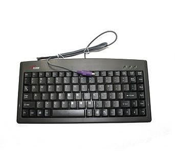 鍵盤 小袋鼠DS-3000 筆記本鍵盤PS2圓口USB工業辦公數控迷你小鍵盤88鍵