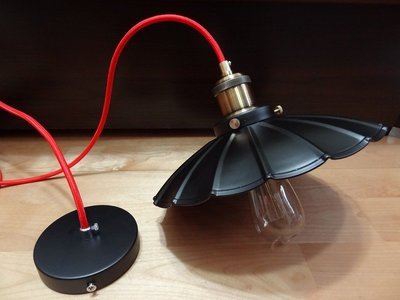 (1879 STYLE) 雨傘吊燈 LM1309 愛迪生燈泡 Loft 復古 北歐 鄉村風 工業風
