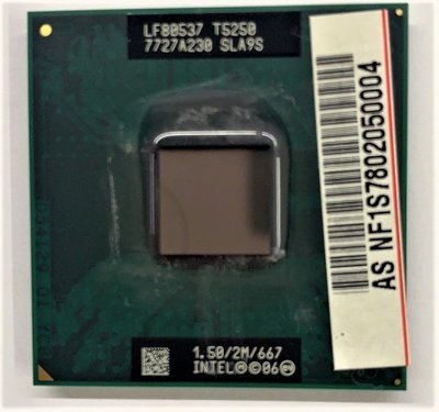 【尚典3C】Intel® Core™2 雙核心處理器 T5250 2M 快取記憶體 1.50 GHz 667 MHz 前