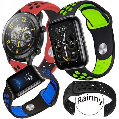 Realme Watch 2 智慧手錶 錶帶 矽膠錶帶 Realme Watch 2 pro智慧手錶錶帶 矽膠錶帶 透氣