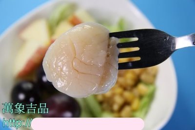 【年菜系列 】日本北海道生干貝3S(1kg/41- 50粒)1粒~生食級帆立貝柱 教您做和風頂級生鮮貝~