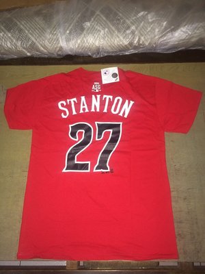 MLB Majestic 馬林魚隊 Giancarlo Stanton T恤 明星賽 背號 偉殷 岱鋼 洋基 金鋒 建民