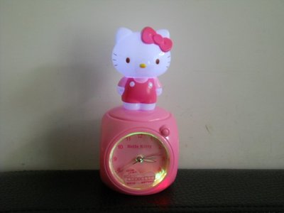 Hello Kitty 凱蒂貓 正版 夜燈公仔 音樂 鬧鐘 時鐘